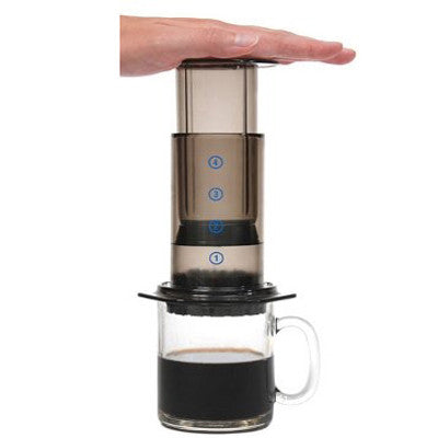 Aeropress coffee brewing equipment